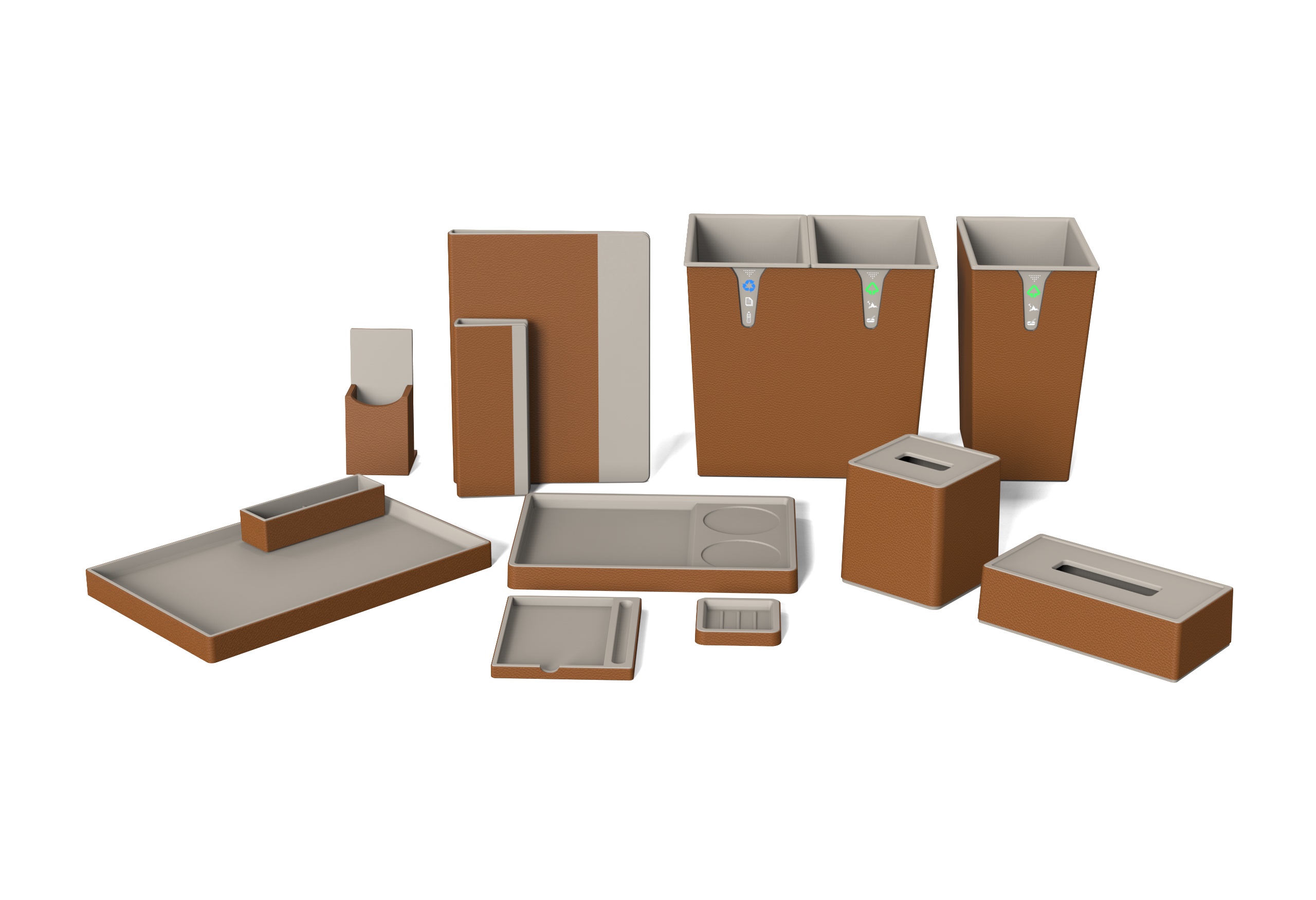 مجموعة جلدية فندقية فاخرة