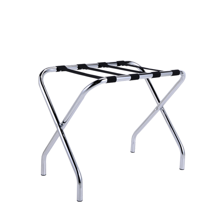 رف الأمتعة الفضي للفنادق