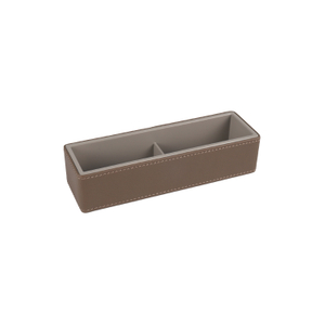 OEM متوفر فندق Brown Leatherette Sachet Tresent