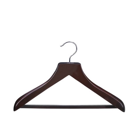 فندق Easton Fashion Hotel Mahogany Color Anti-slip Silver Hook Rubber Rubber Bar Bar Stand Samper