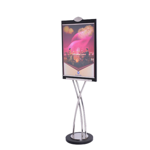 ستاند فندق إيستون الفولاذ المقاوم للصدأ المصقول L500 x W740 x H1550mm Sign Stand